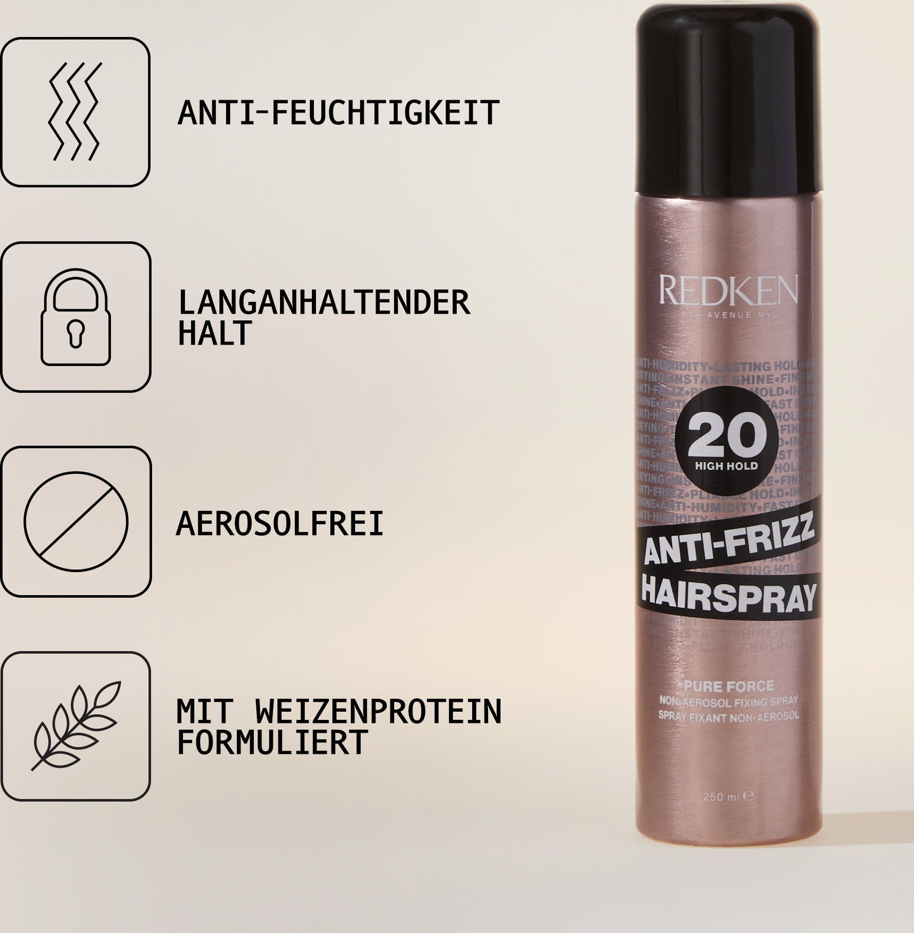 Redken Anti-Frizz Haarspray - 250 ml