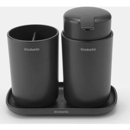 Brabantia ReNew Badezimmerzubehör-Set - Dark Grey