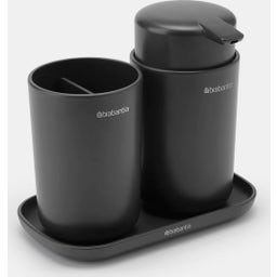 Brabantia ReNew Badezimmerzubehör-Set - Dark Grey