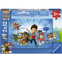 Puzzle - Ryder und Paw Patrol, 2x12 Teile - 1 Stk