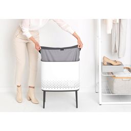 Brabantia Bo Wäschekorb, 60 L - White