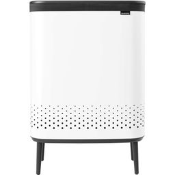 Brabantia Bo Wäschekorb Hi, 2 x 45 L - White