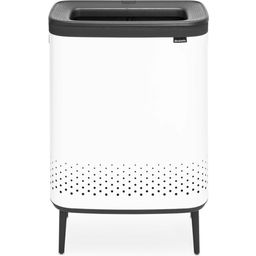 Brabantia Bo Wäschekorb Hi, 2 x 45 L - White