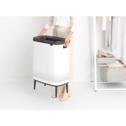 Brabantia Bo Wäschekorb Hi, 2 x 45 L - White