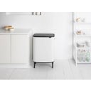 Brabantia Bo Touch Bin Hi 2 x 30 L - White