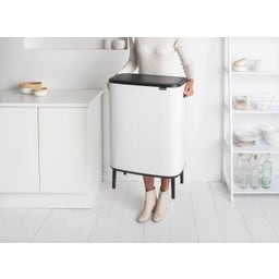 Brabantia Bo Touch Bin Hi 2 x 30 L - White