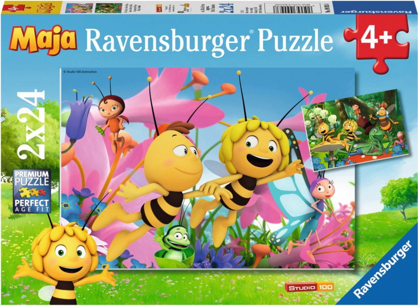 Puzzle - Die kleine Biene Maja, 2x24 Teile - 1 Stk