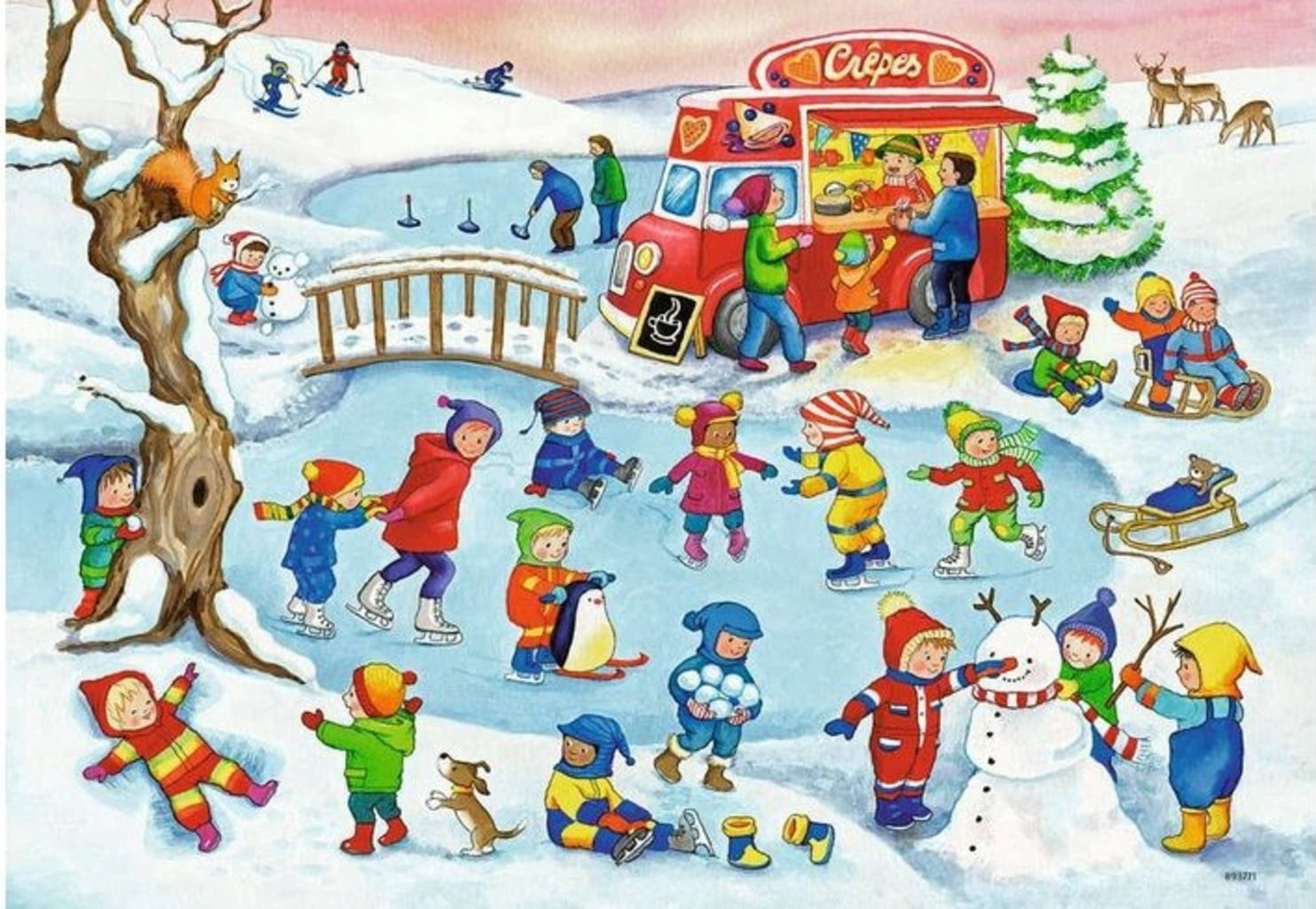 Ravensburger Puzzle - Freizeit am See, 2 x 24 Teile - 1 Stk