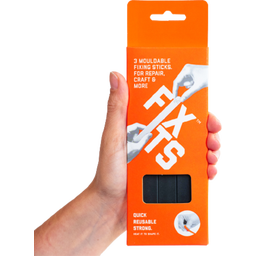 ecoLiving FIXITS Klebestreifen 3er-Pack - Schwarz