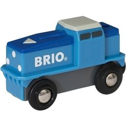 BRIO Bahn - Blaue Batterie-Frachtlok - 1 Stk