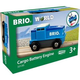 BRIO Bahn - Blaue Batterie-Frachtlok - 1 Stk