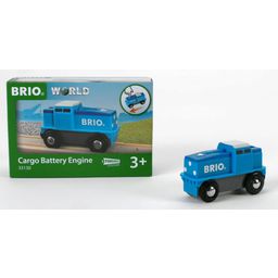 BRIO Bahn - Blaue Batterie-Frachtlok - 1 Stk