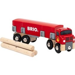 BRIO Bahn - Holztransporter mit Magnetladung