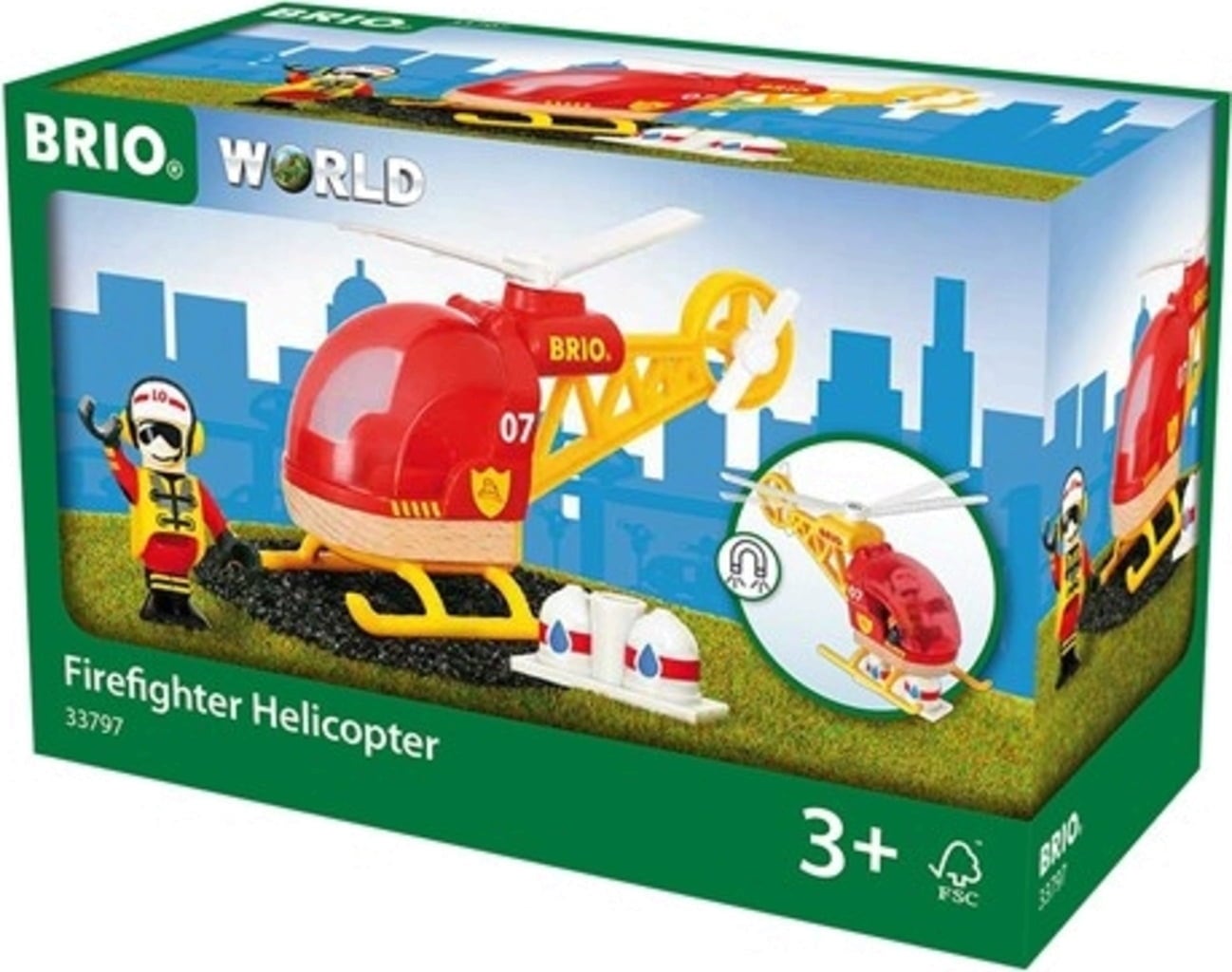 BRIO Bahn - Feuerwehr-Hubschrauber - 1 Stk
