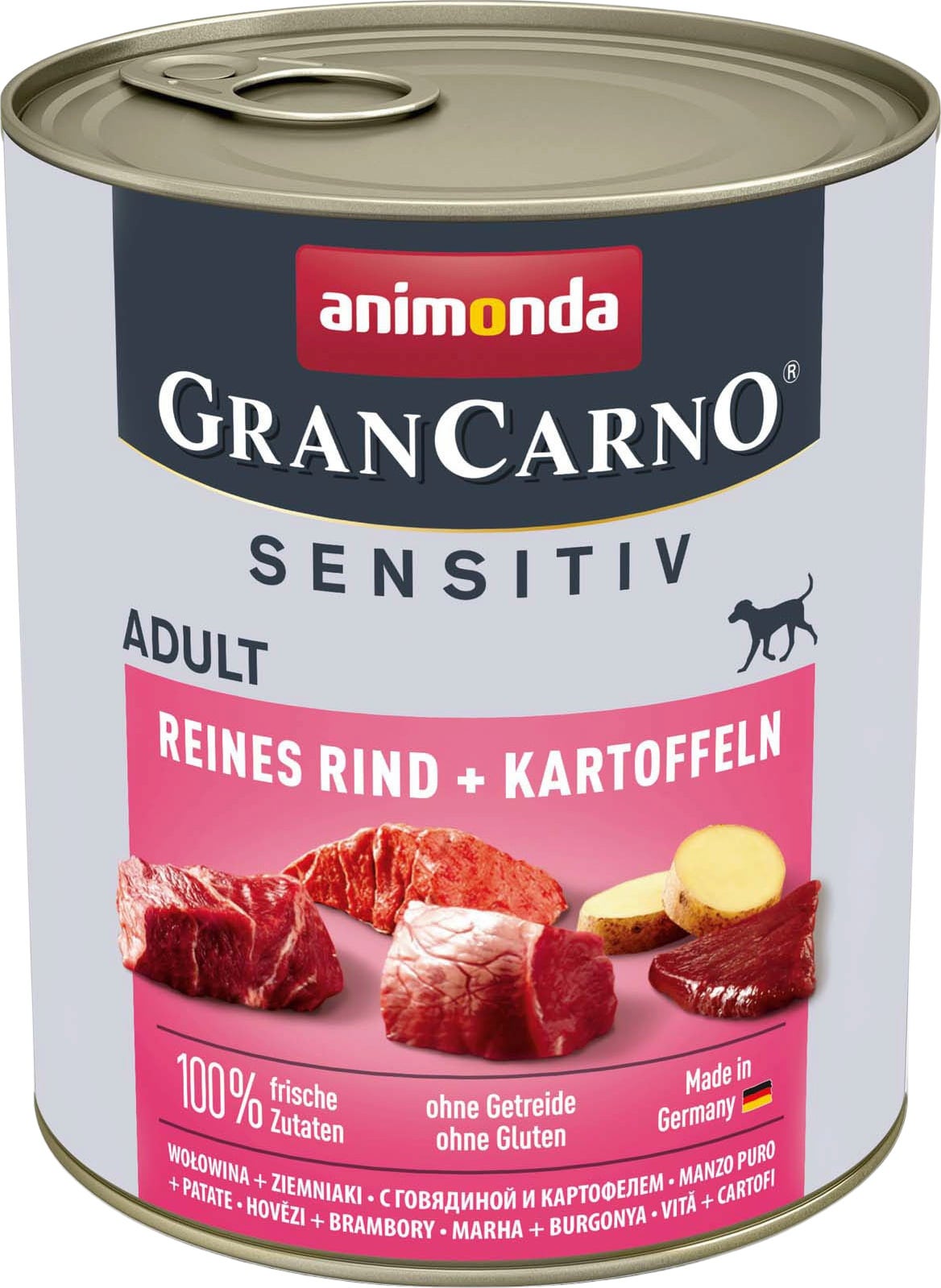 Animonda GranCarno Adult Sensitiv 800g - Reines Rind und Kartoffel