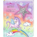 Freundebuch mit Wendepailletten - Einhorn-Paradies