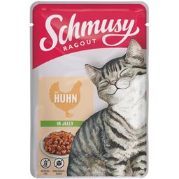 Schmusy Ragout Portionsbeutel 100g - Huhn in Jelly