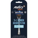 AVEO MEN 5+1 Klingen Rasiersystem FlexPro