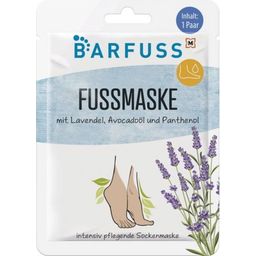 Barfuss Fußmaske Lavendel Avocadoöl Panthenol - 1 Paar