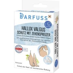 Barfuss Hallux Valgus Schutz mit Zehenspreizer - 1 Pkg