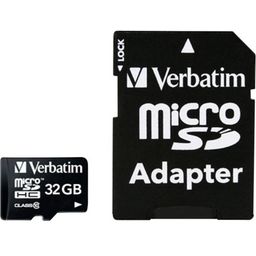 Verbatim microSD inkl. Adapter (Klasse 10)