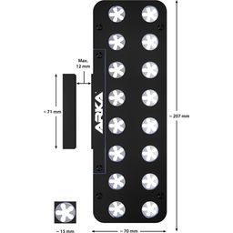 ARKA myREEF-FRAG RACK 16 Loch Deck mit Magnet - 1 Stk