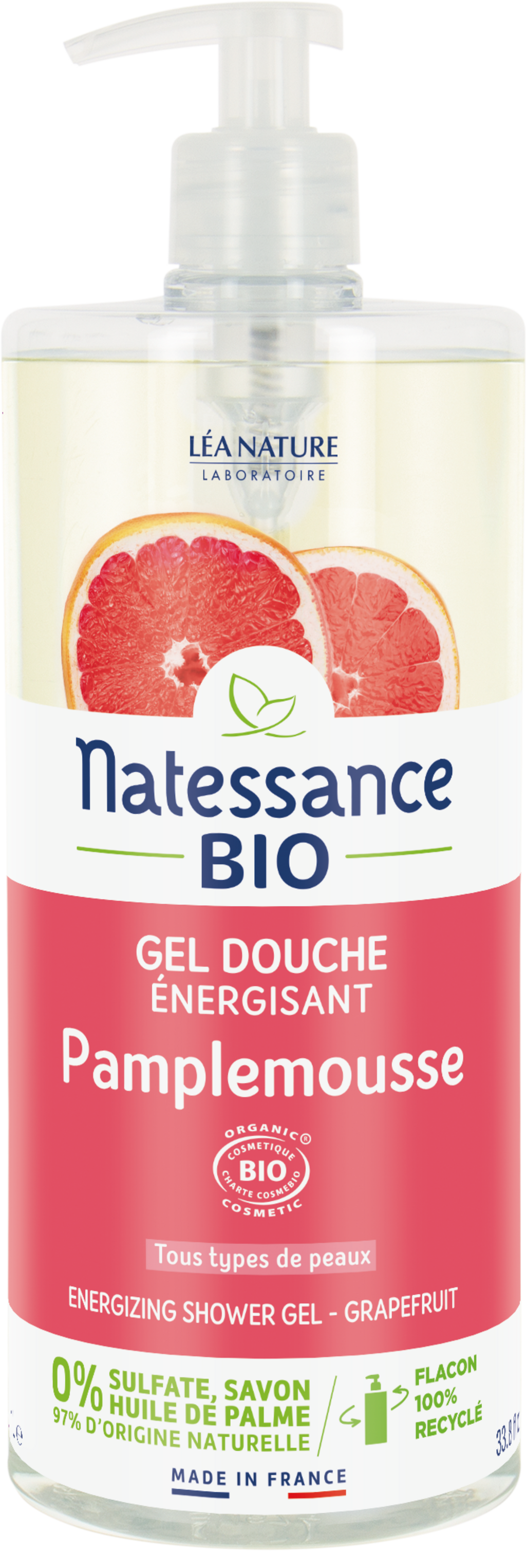 Natessance Duschgel Grapefruit - 1 l