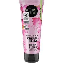 Organic Shop Hand & Nail Cream-Balm Cherry & Lotus - 75 ml