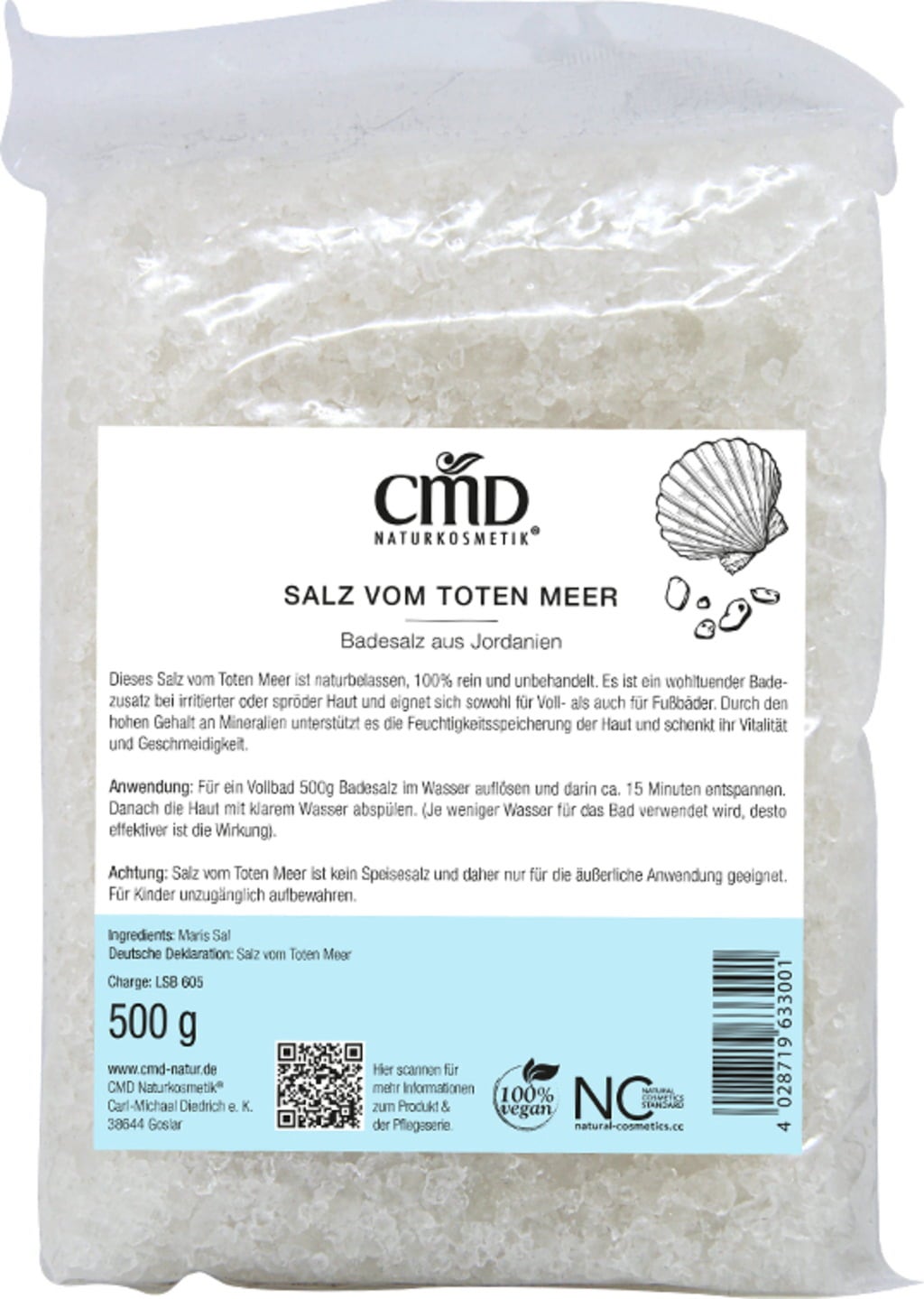 CMD Naturkosmetik Neutral Salz vom Toten Meer