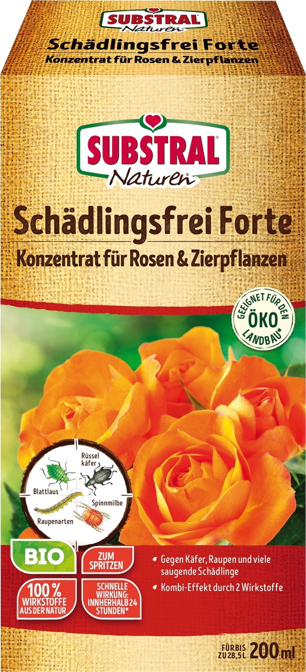 Naturen Bio Schädlingsfrei Rosen & Zierpflanzen - 200 ml 