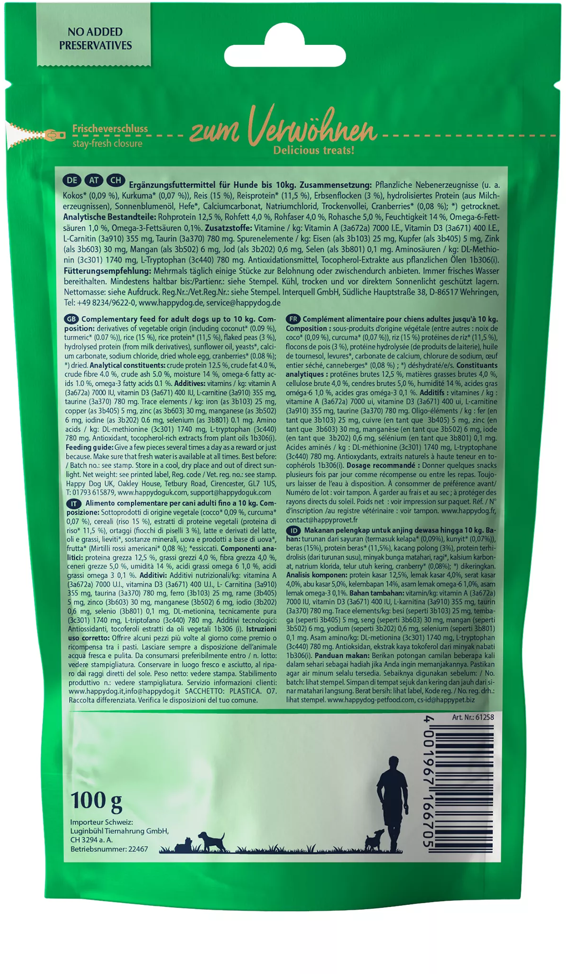 Happy Dog Soft Snack Mini India - 100 g