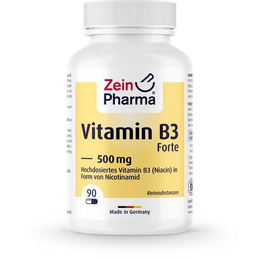 ZeinPharma® Vitamin B3 Forte 500 mg - 90 Kapseln