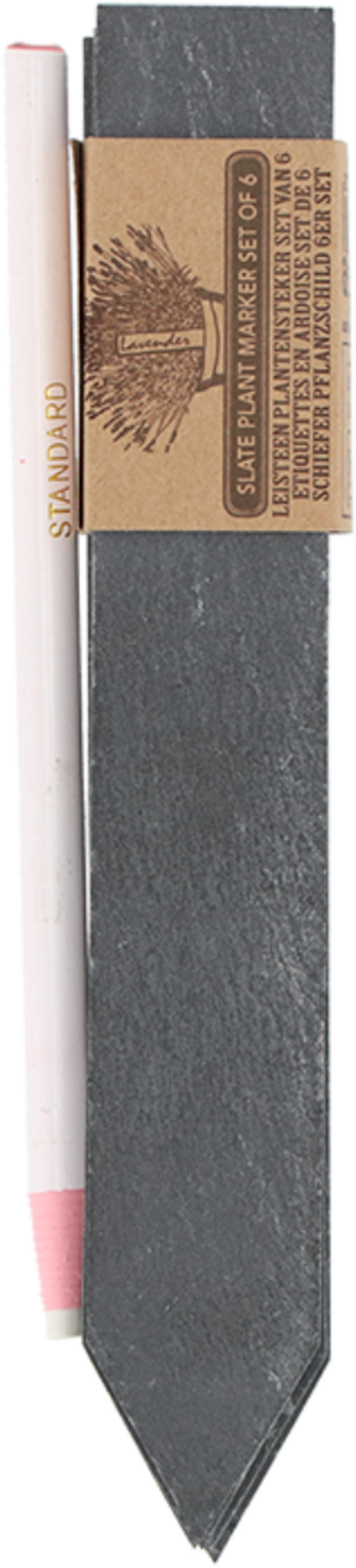 Schiefer Pflanzschild 6er Set