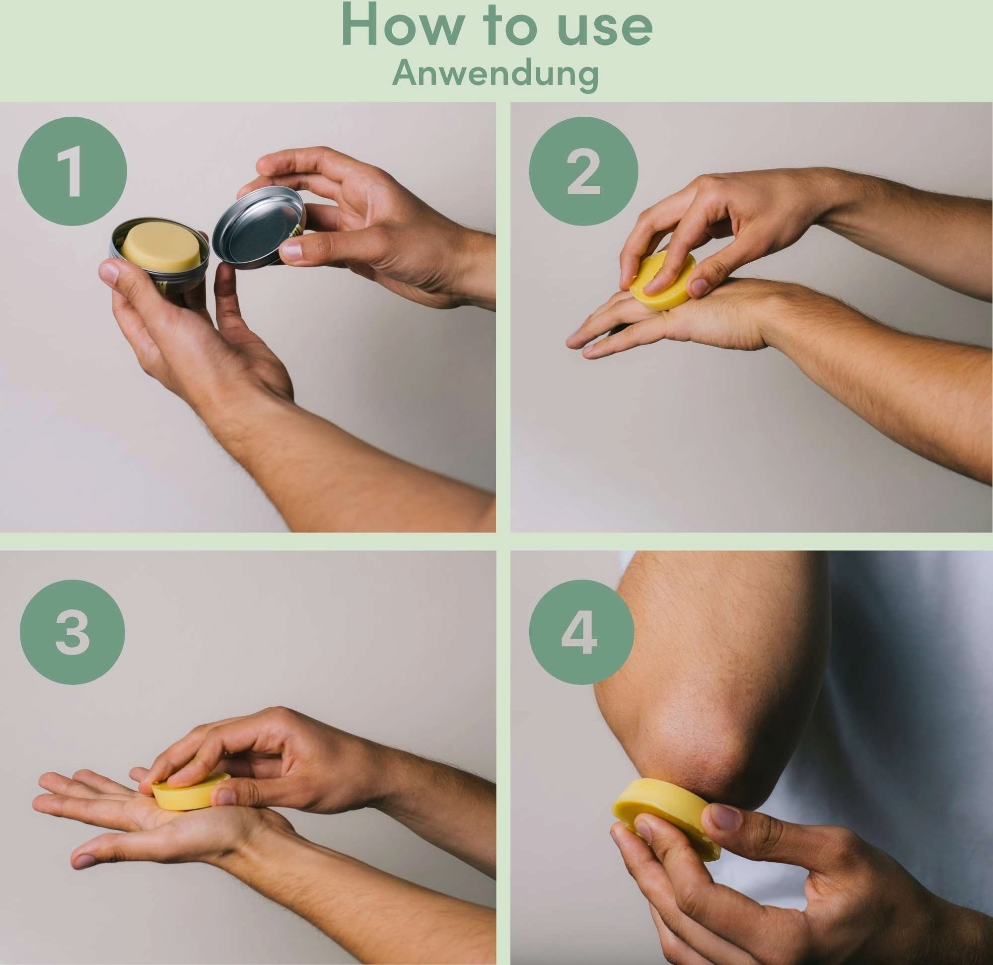 4 PEOPLE WHO CARE Feste Handcreme Veganer 