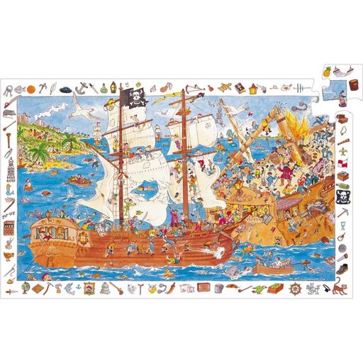 Puzzle - Piraten - 100-teilig - 1 Stk