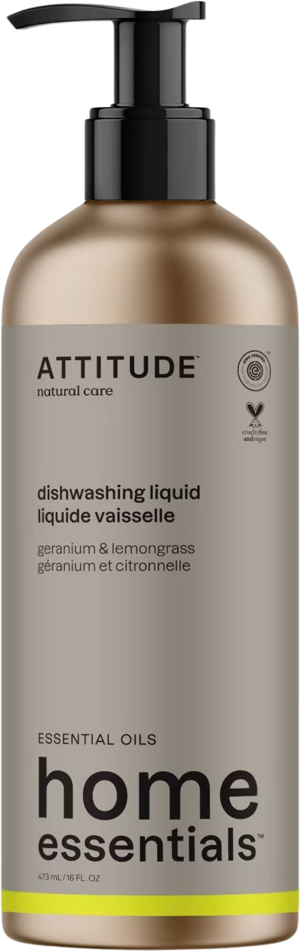 ATTITUDE Handspülmittel Geranie & Zitronengras - 473 ml