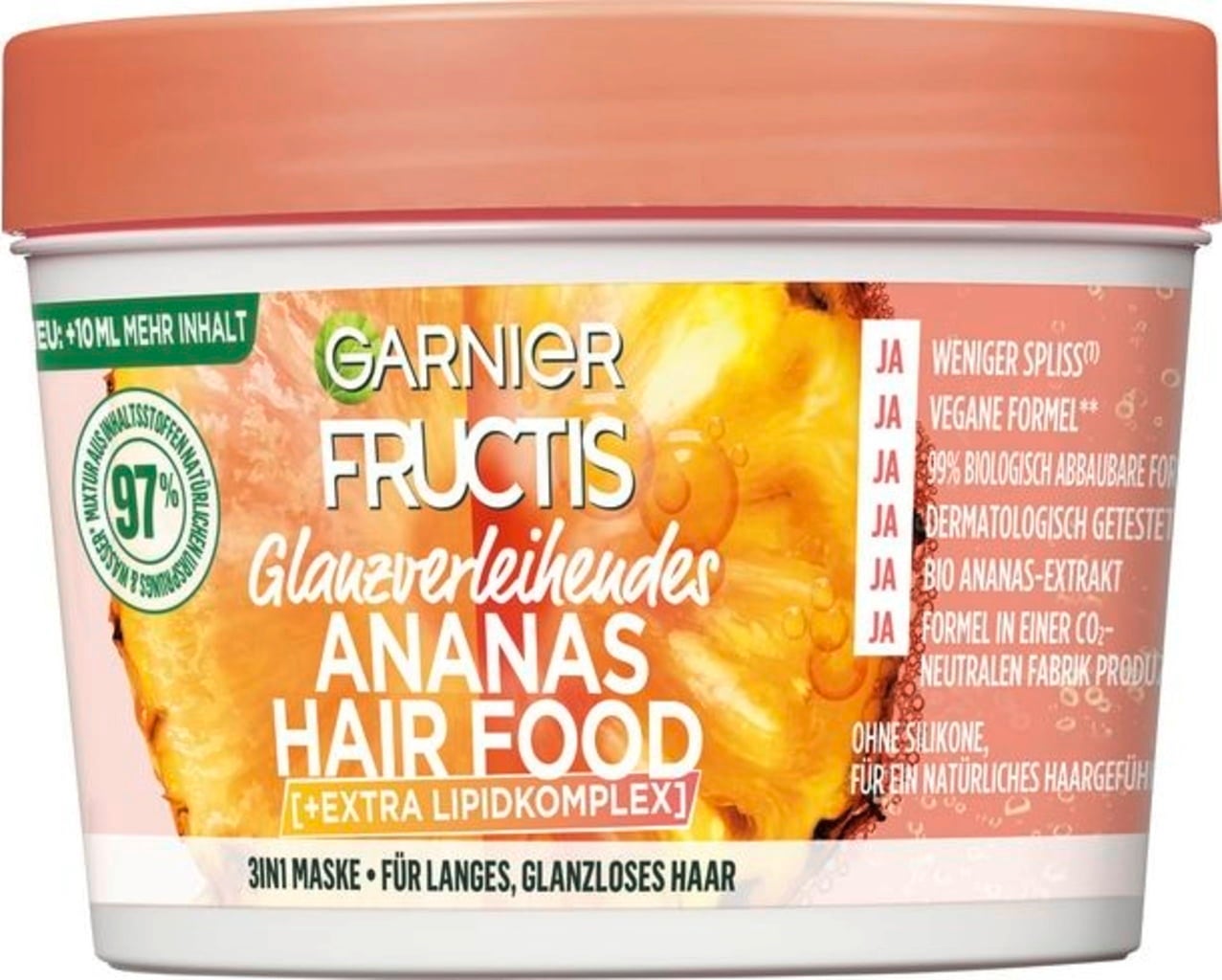 FRUCTIS Ananas Hair Food Haarmaske, 400 ml