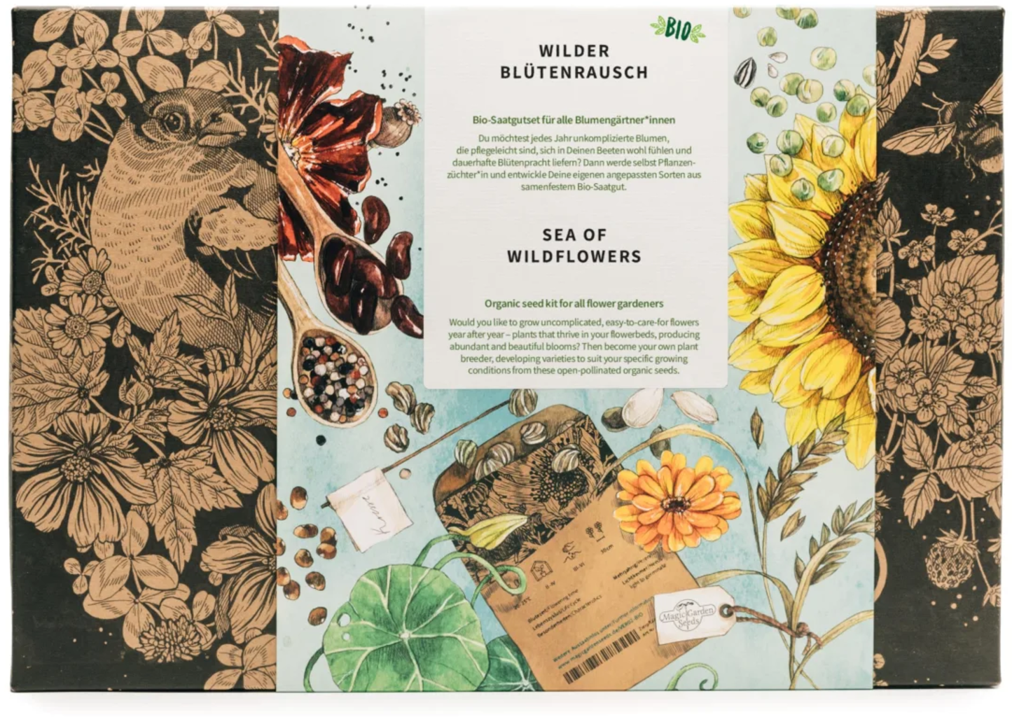 Wilder Blütenrausch - Bio-Saatgut-Vermehrungsset