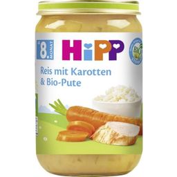 HiPP Bio Menü Reis mit Karotten und Bio-Pute