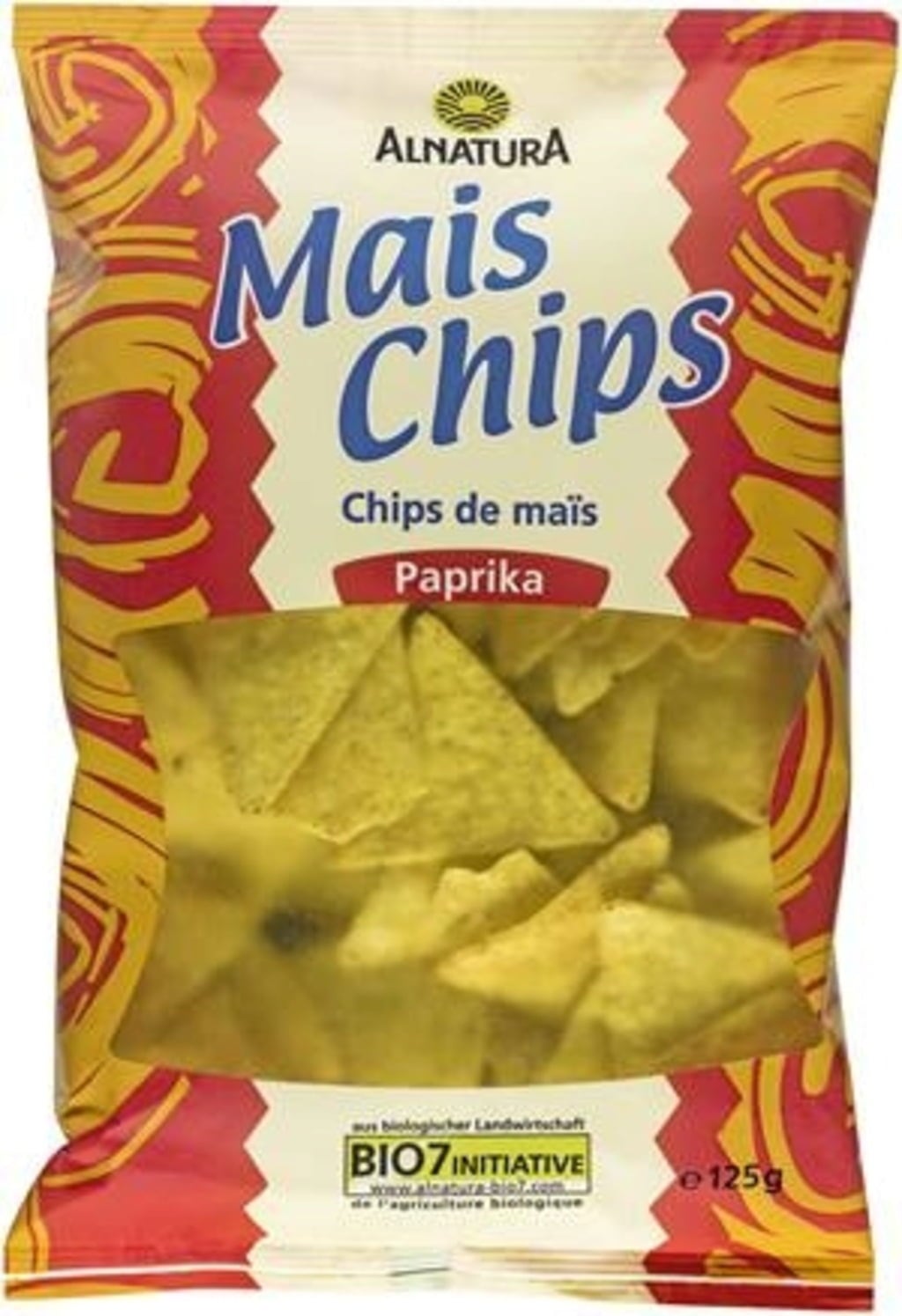 Alnatura Bio Maischips Paprika - 125 g