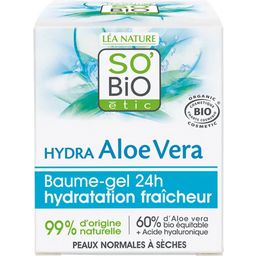 SO'Bio étic Aloe Vera 24h Feuchtigkeitsbalsam-Gel - 50 ml