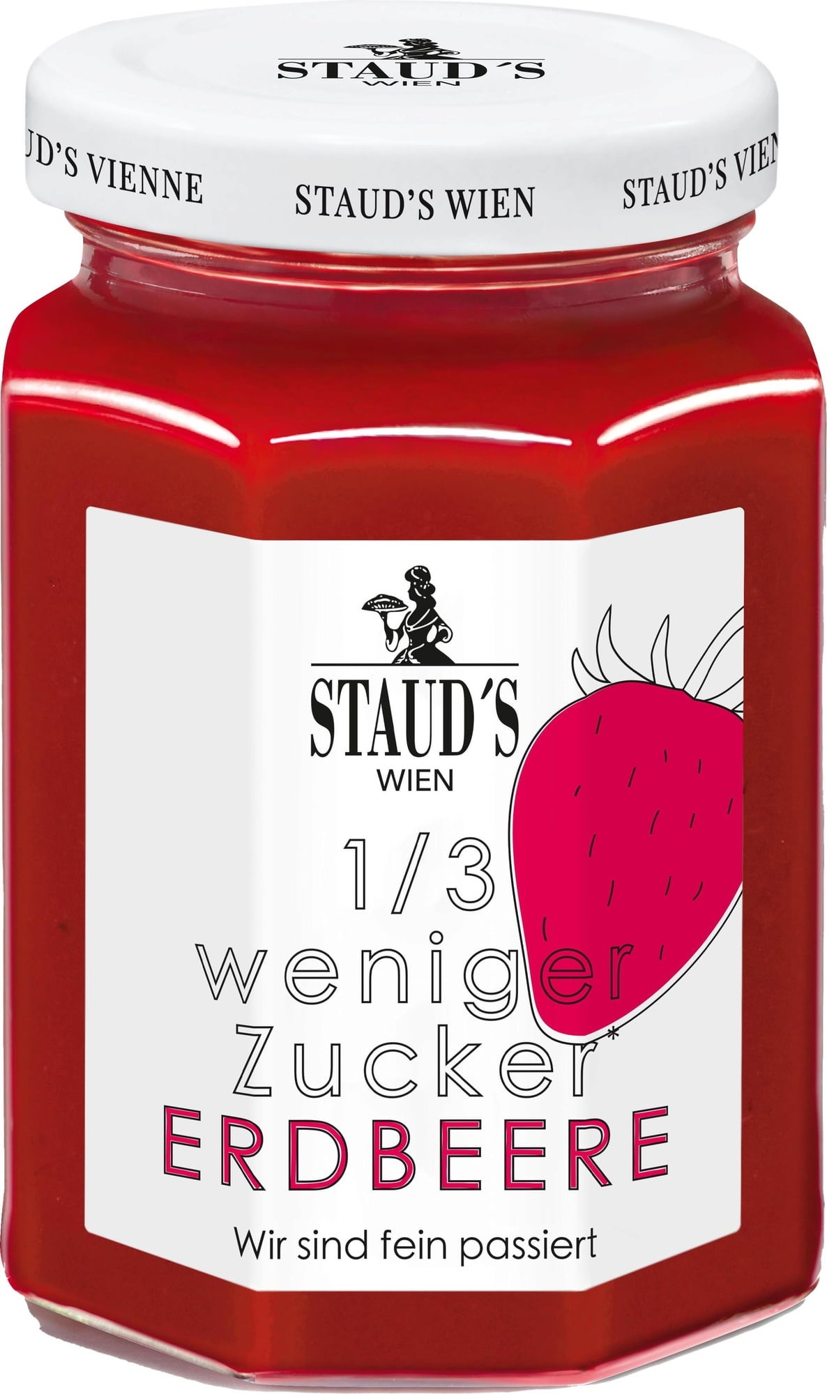 STAUD‘S Erdbeere fein passiert - zuckerreduziert