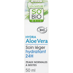 SO'Bio étic Aloe Vera Leichte 24h Feuchtigkeitscreme - 50 ml