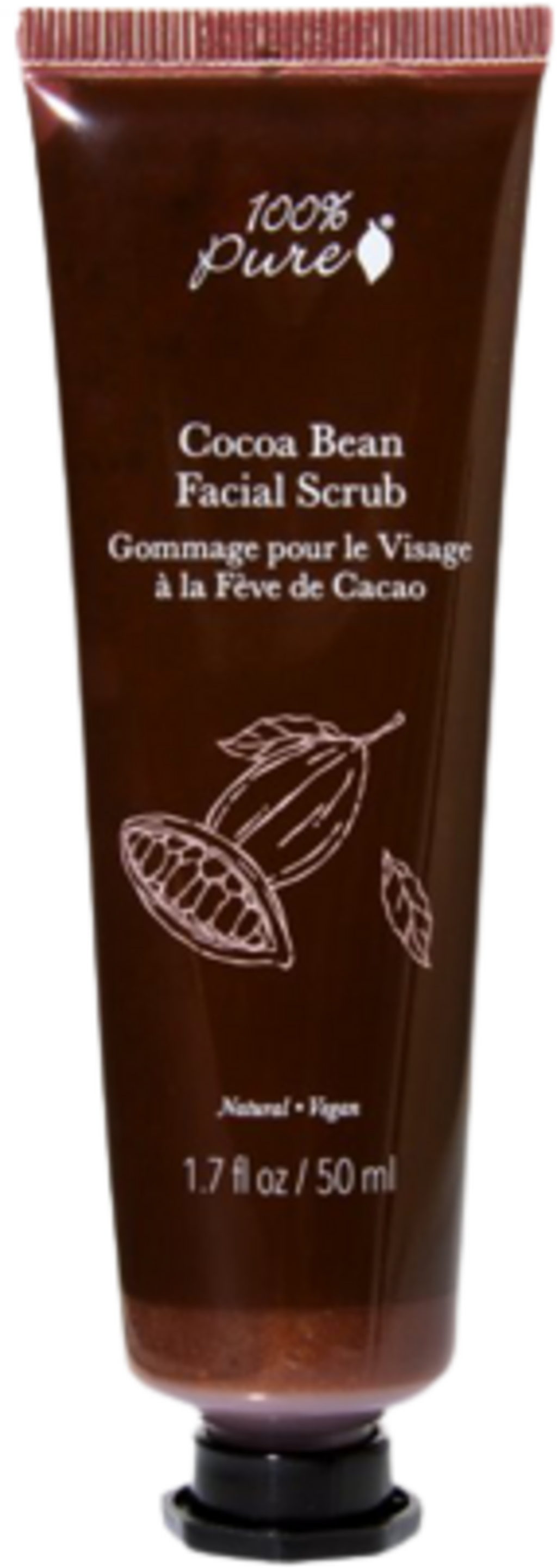 100% Pure Cocoa Bean Facial Scrub - 50 ml
