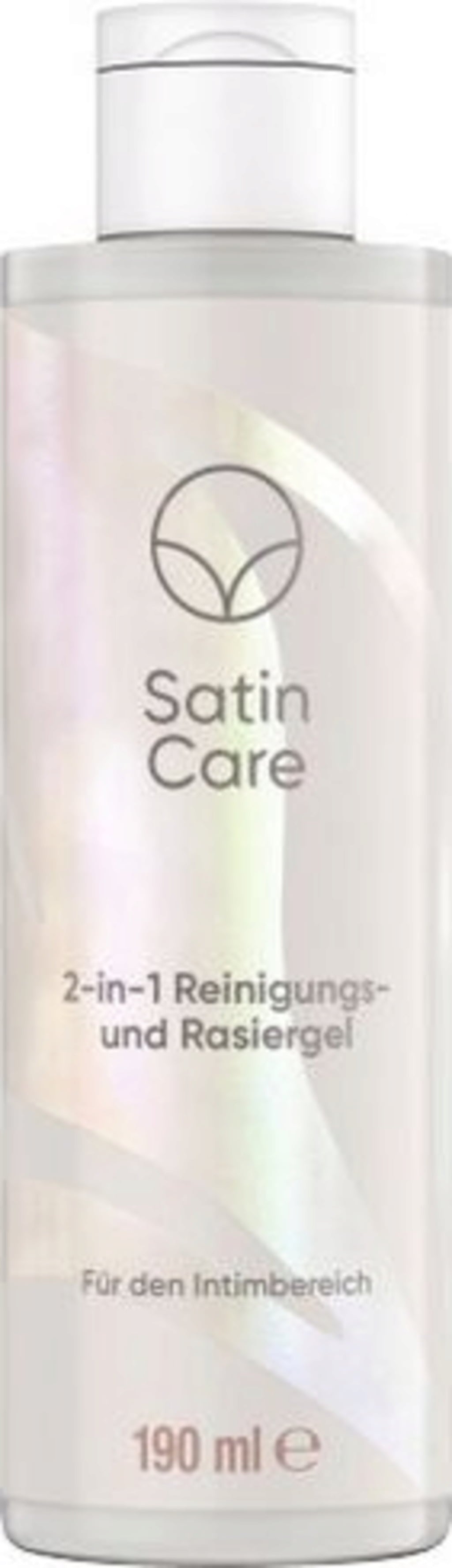 Satin Care 2-in-1 Reinigungs- und Rasiergel für den Intimbereich