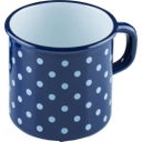 RIESS Topf oder Trinkbecher mit Punkten - Blau