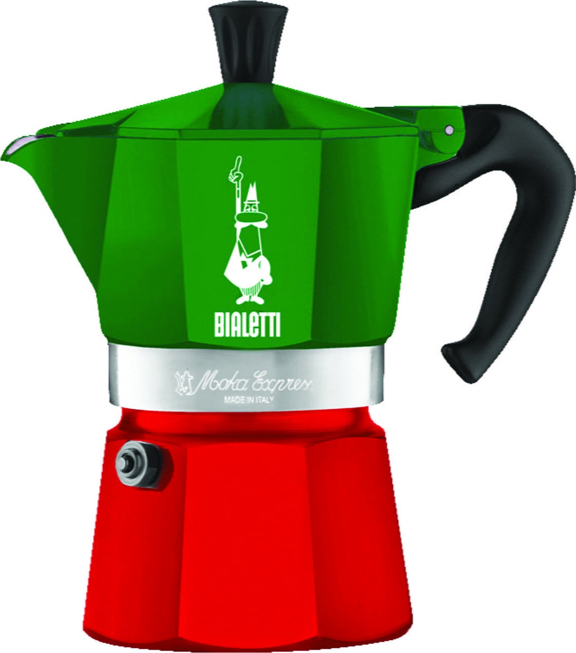 Bialetti Moka Express Tricolore - 6 Tassen