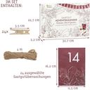 Saatgut-Adventskalender Kräuter, Gemüse & Obst - 1 Stk