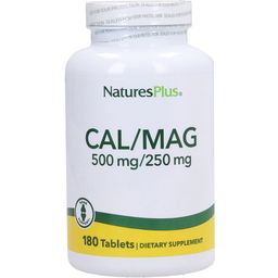 NaturesPlus® Cal/Mag Tabs 500/250 mg - 180 Tabletten