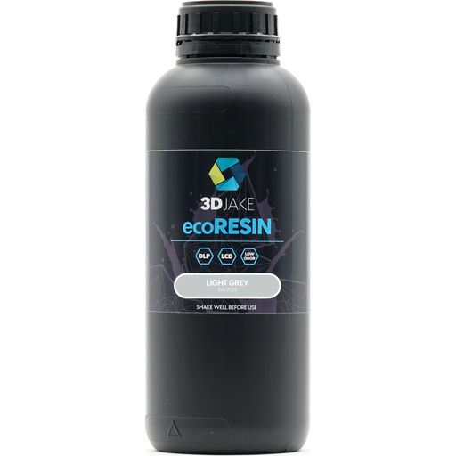 3DJAKE ecoResin Lichtgrau - 1.000 g